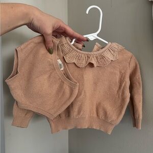Quincy Mae Kids Matching Set - Warm Tan
